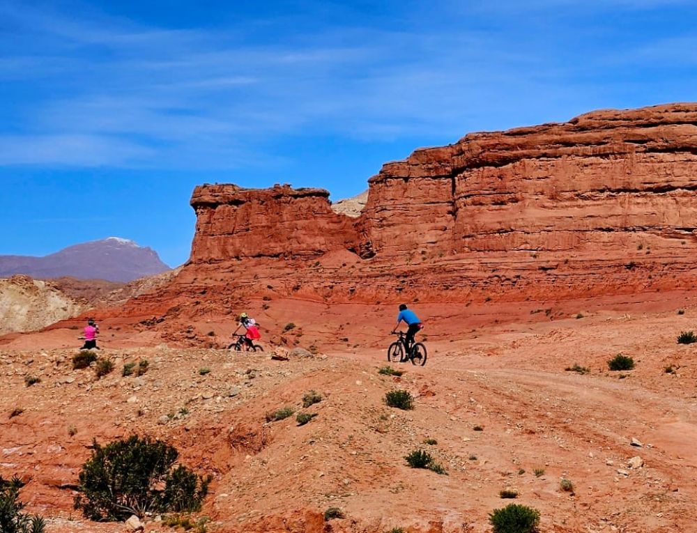 Cycle e-bike tours on the Morocco cycling tour